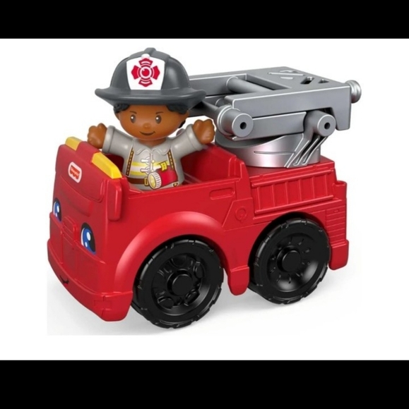 Fisher-Price Little People to the Rescue Fireman & Truck BNWT SO - Picture 1 of 11